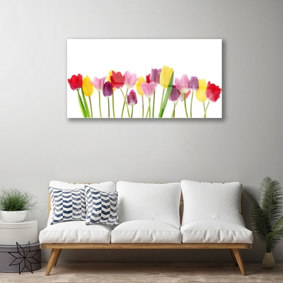 Pintura acrílica Tulipas Flores Planta