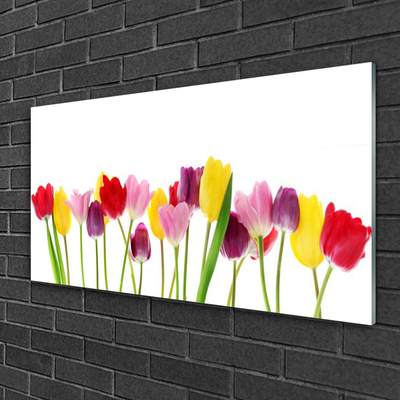 Pintura acrílica Tulipas Flores Planta