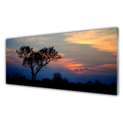 Pintura acrílica Natureza da Árvore