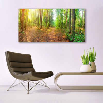 Quadro acrílico Floresta Natureza Árvores