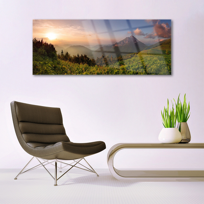 Quadro acrílico Natureza da Floresta da Montanha