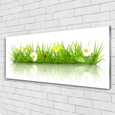 Quadro acrílico Grama Natureza Planta