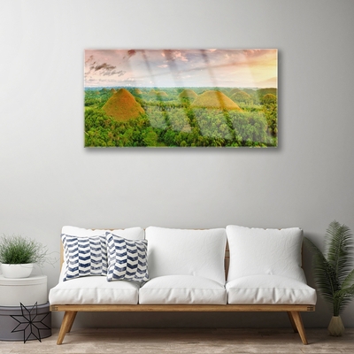 Pintura acrílica Floresta Selva Natureza