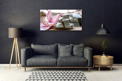 Pintura acrílica Arte de orquídeas florais