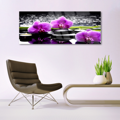 Pintura acrílica Planta de orquídea flor
