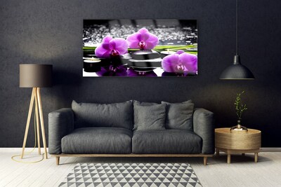 Pintura acrílica Planta de orquídea flor