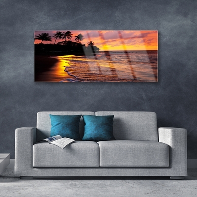 Pintura acrílica Paisagem Marinha