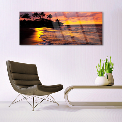 Pintura acrílica Paisagem Marinha