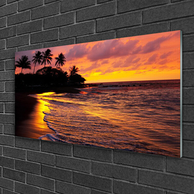 Pintura acrílica Paisagem Marinha