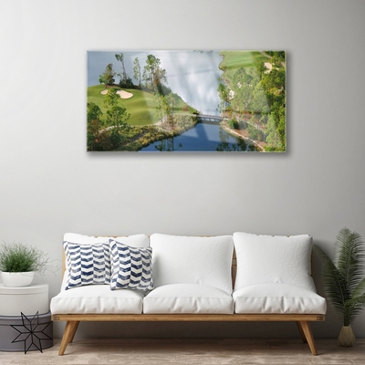 Quadro acrílico Lago Natura