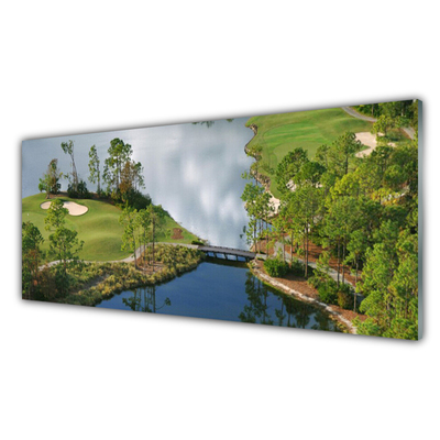 Quadro acrílico Lago Natura