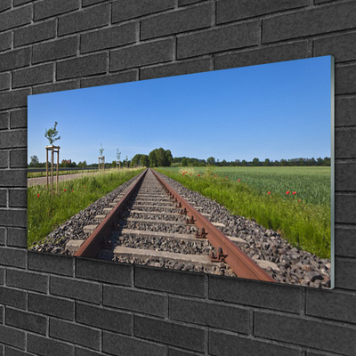 Quadro acrílico Arquitetura de Trilhas