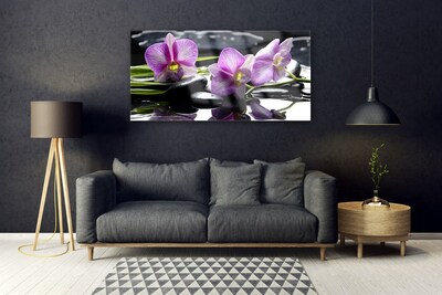 Pintura acrílica Planta de orquídea flor