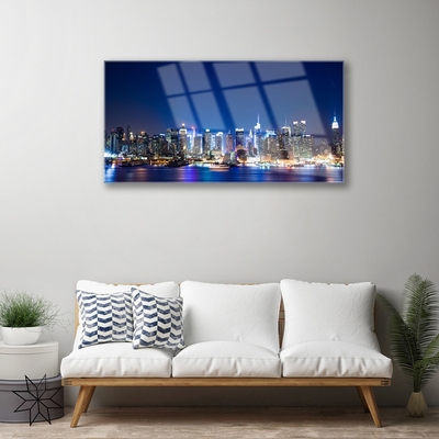 Pintura acrílica Casas da Cidade