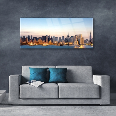 Quadro acrílico Casas da Cidade