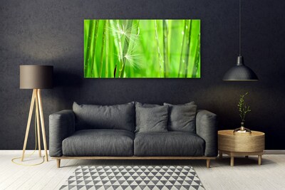 Quadro acrílico Natureza da planta grama