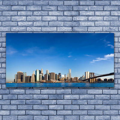 Quadro acrílico Casas da Ponte da Cidade