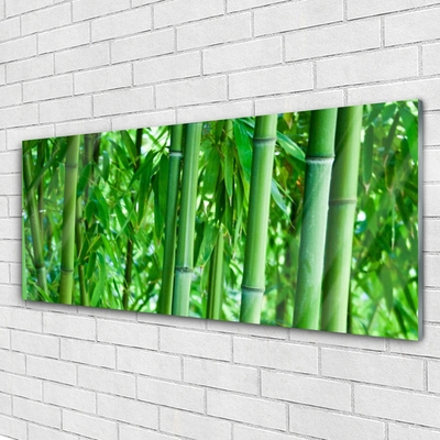 Pintura acrílica Planta de caule de bambu