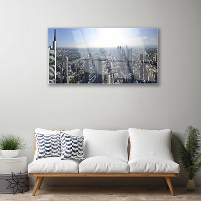 Pintura acrílica Casas da Cidade