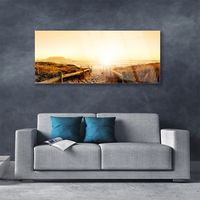 Pintura acrílica Caminho da Paisagem