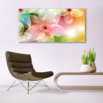 Quadro acrílico Flor Planta Natureza Arte