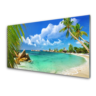 Pintura acrílica Paisagem Marinha