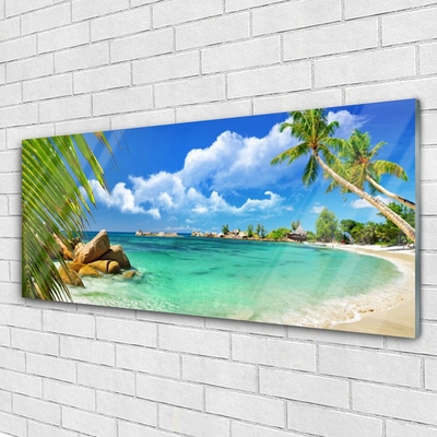 Pintura acrílica Paisagem Marinha