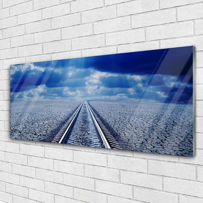 Quadro acrílico Arquitetura de Trilhas