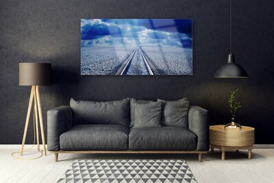 Quadro acrílico Arquitetura de Trilhas