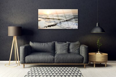 Pintura acrílica Paisagem Marinha