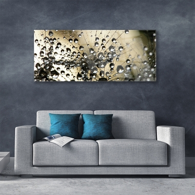 Pintura acrílica Planta dente-de-leão