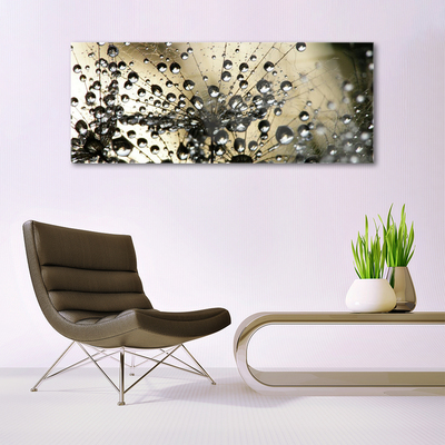 Pintura acrílica Planta dente-de-leão