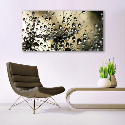 Pintura acrílica Planta dente-de-leão