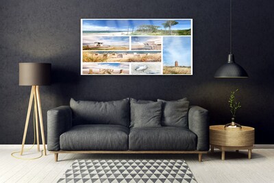 Quadro acrílico Paisagem Marinha