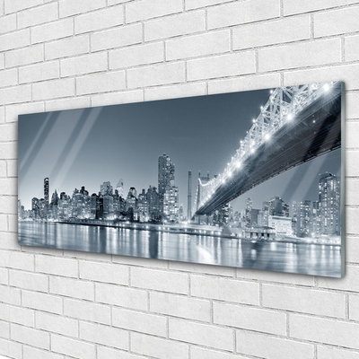 Quadro acrílico Arquitetura da Ponte da Cidade