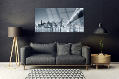 Quadro acrílico Arquitetura da Ponte da Cidade