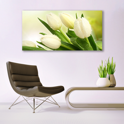 Pintura acrílica Tulipas Flores Planta