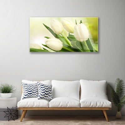 Pintura acrílica Tulipas Flores Planta