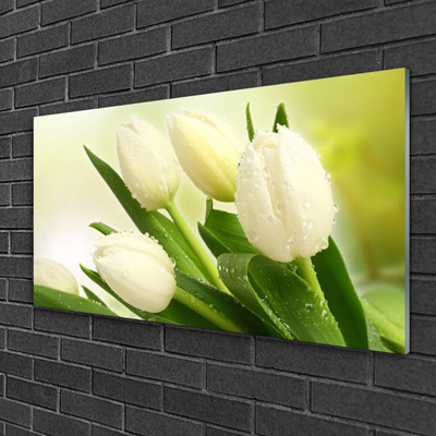 Pintura acrílica Tulipas Flores Planta