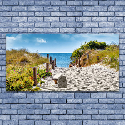 Pintura acrílica Caminho da Paisagem