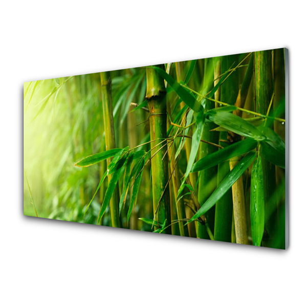 Pintura acrílica Planta de caule de bambu