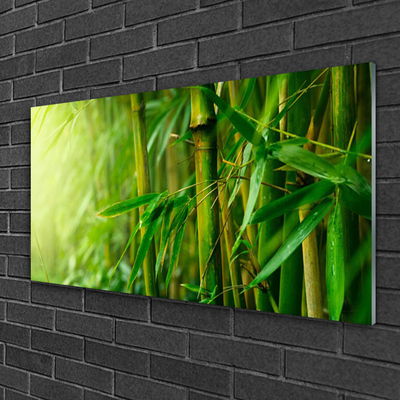 Pintura acrílica Planta de caule de bambu