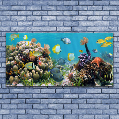 Pintura acrílica Natureza dos recifes de corais