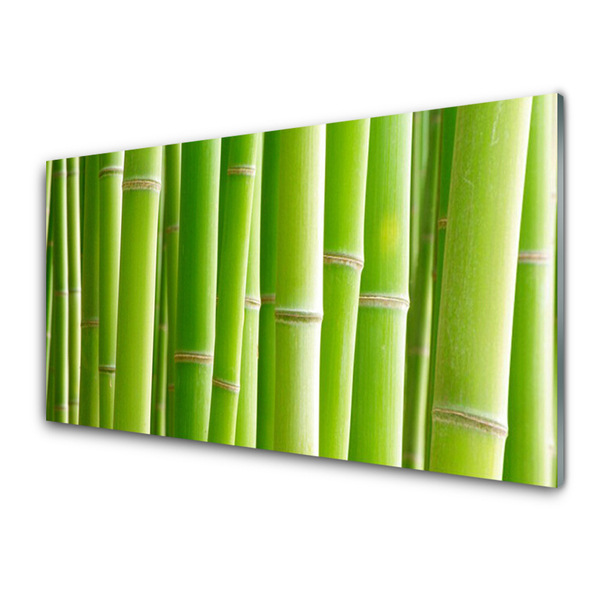 Pintura acrílica Planta de flor de caule de bambu