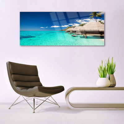 Quadro acrílico Paisagem Marinha