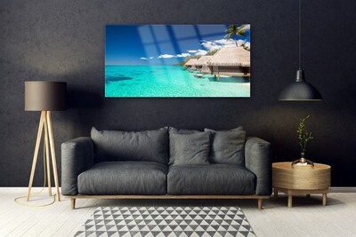 Quadro acrílico Paisagem Marinha