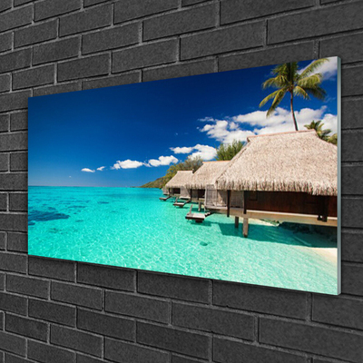 Quadro acrílico Paisagem Marinha