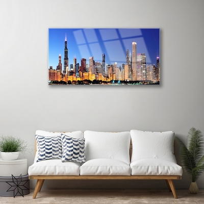 Quadro acrílico Casas da Cidade