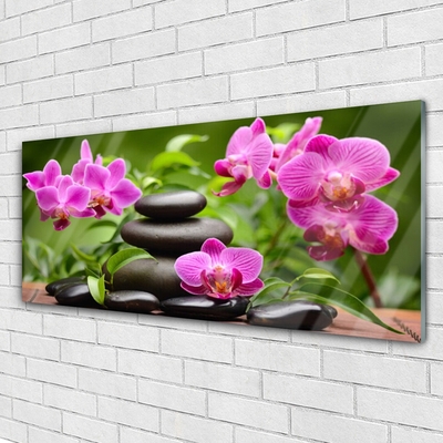 Quadro acrílico Arte em Pedras de Flores