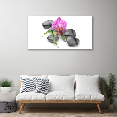 Quadro acrílico Arte em Pedras de Flores